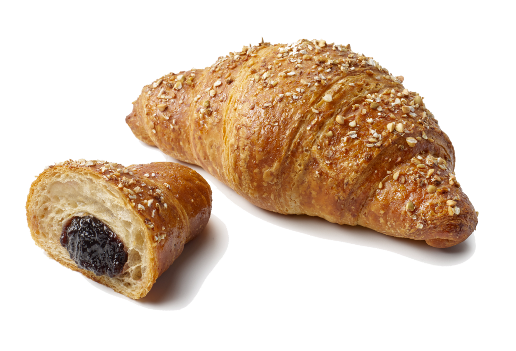 Cornetto 3 grani farri/mora vegan prel. – PZ. 48