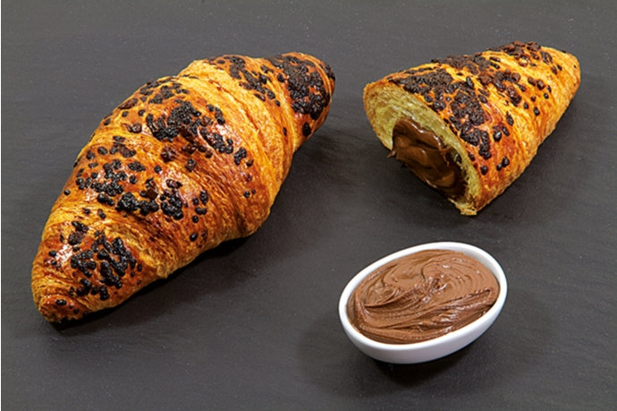 Cornetto burro super farcito gianduia prel. – PZ. 48
