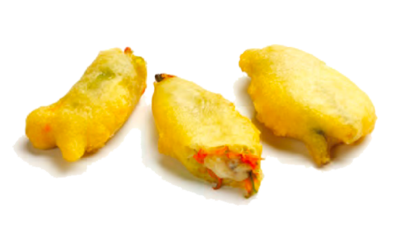 Fiori di zucca pastellati fritti – KG. 4